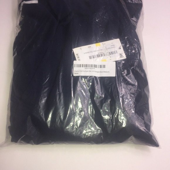 Charter Club Women's Medium Scalloped Bell-Sleeve Cardigan Retail $79.50 - Picture 2 of 6